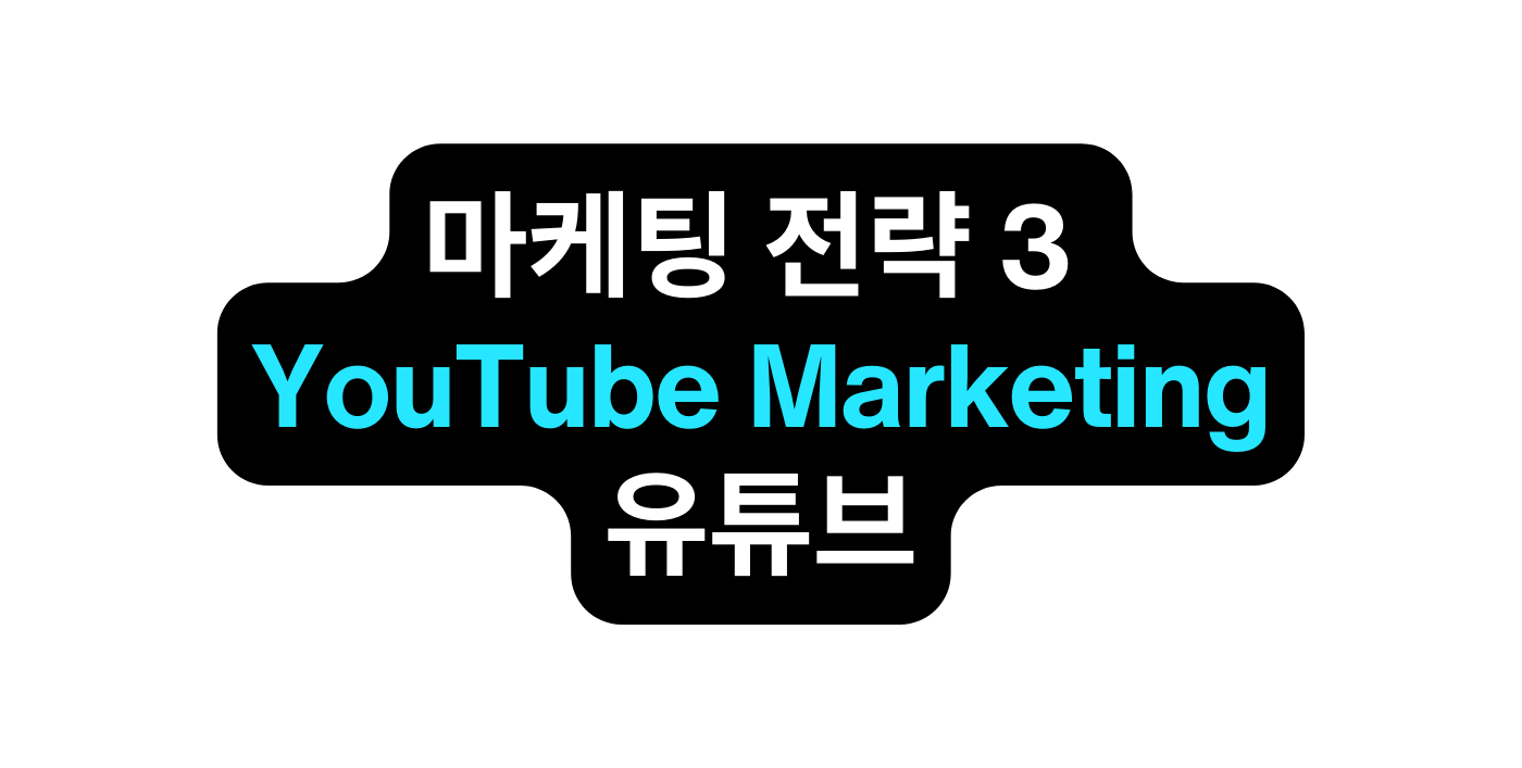 마케팅 전략 3 YouTube Marketing 유튜브