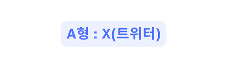 A형 X 트위터